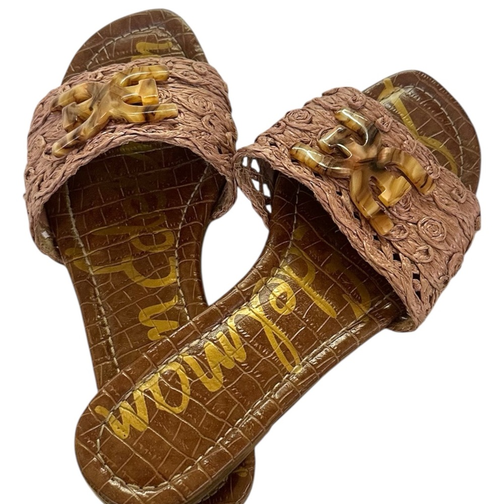 Sam Edelman pink Woven Slide Sandals - Picture 4 of 5